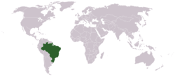 Location of Brazil