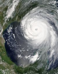 Hurricane Katrina on August 28 at 1:00 p.m. EDT.