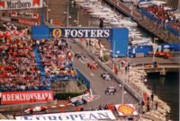 Formation lap for the 1996 Monaco Grand Prix.