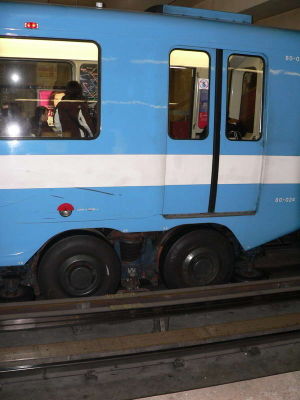 Rubber tires of the Montreal Metro