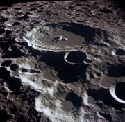 Lunar crater Daedalus.