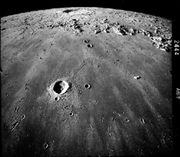The Copernicus impact crater.