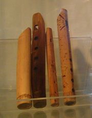 A selection of folk flutes