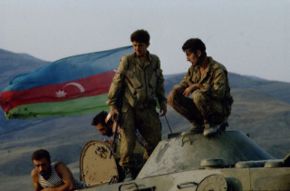 Azeri troops in Karabakh.