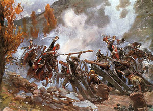 Battle of Somosierra (30 November 1808) in Spain