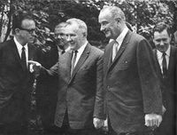 Lyndon Johnson meets Aleksei Kosygin in Glassboro