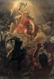 Thor often fought the giants.