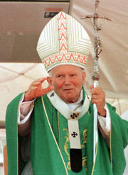 Pope John Paul II, who made Opus Dei the first and only personal prelature.
