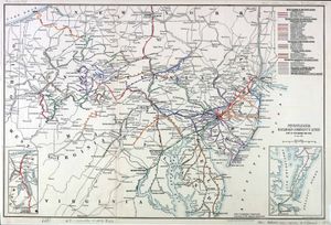 1899 map of "Lines East" territory