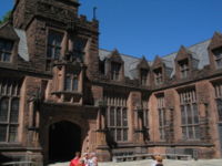 The courtyard of East Pyne Hall