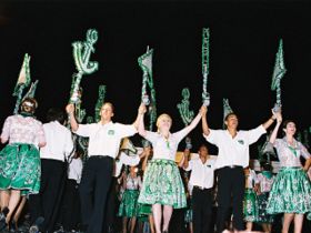 Heterogeneous group of Poveiros during the 2006 celebrations of the city's Saint Peter festival.