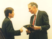Ralph Nader (right) with Dennis Kucinich.