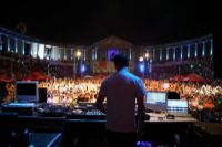 Sasha performing July 8, 2006 in Bucharest, Romania, playing electro-house.