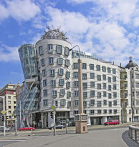 Dancing House in Prague by Vlado Milunić and Frank Gehry
