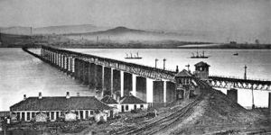 Original Tay Bridge (from the South)