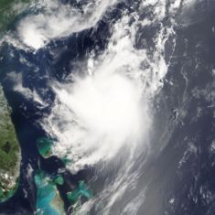 Picture of Tropical Storm Franklin on July 23