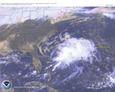Tropical Storm Leslie off the Florida coast