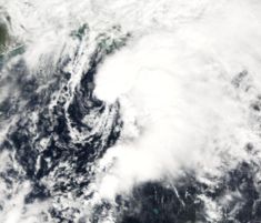 Tropical Storm Matthew off the coast of Louisiana