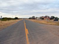 Roadbed of Route 66 in Newkirk, New Mexico in 2003. (Photo courtesy of Joseph Houk)