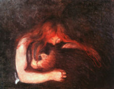 Vampyren "The Vampire", by Edvard Munch