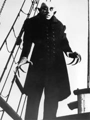 Count Orlock, a well-known example of vampire fiction, from the 1922 film Nosferatu.