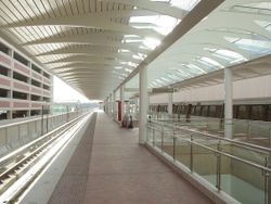 Largo Town Center station, which opened December 18, 2004.