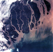 Ganges river delta, Bangladesh and India