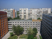 Post World War II apartment buildings (blocuri)