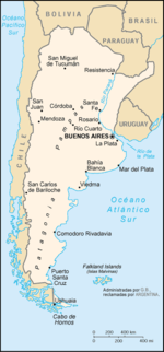 Location in Argentina