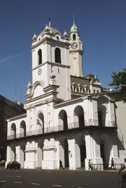 The Buenos Aires Cabildo, site of the 1810 May Revolution.