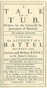 Title page of the fifth edition, 1705, with the added Notes and Apology for the &c.