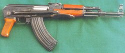 Polish kbk AKS with Type 3B receiver