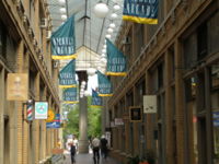 Nickels Arcade interior, looking towards the east