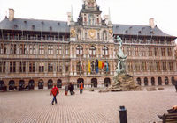 Antwerp Stadhuis (City Hall) at the Grote Markt (Main Square)