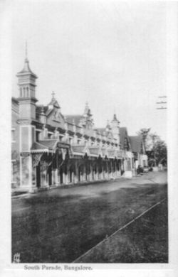 South Parade (now Mahatma Gandhi Road) during colonial times.