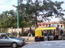 A traffic jam in Bangalore