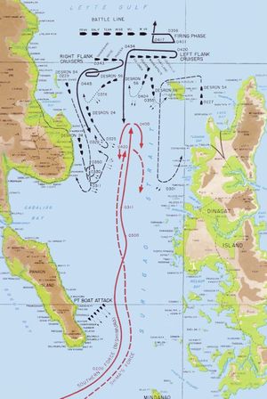 The battle of Surigao Strait.