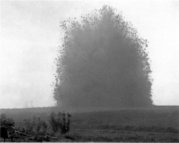 Explosion of the Hawthorn Ridge mine, 7:20 am, 1 July 1916