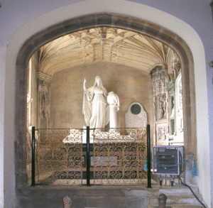 The funerary chapel of the owners of Belton House, in the parish church adjacent to the mansion's garden.