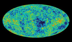 WMAP image of the cosmic microwave background radiation