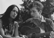 With Joan Baez during the Civil Rights March in Washington D.C., 1963