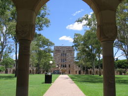 The Forgan Smith Building and the Great Court University of Queensland