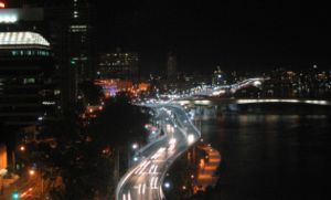 Riverside Expressway. Captain Cook Bridge and Victoria Bridge