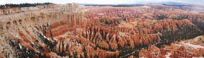 Bryce Canyon, seen here from Bryce Point, is a giant natural amphitheater. Ebenezer Bryce, the "discoverer" of the canyon is said to have described it as "a helluva place to lose a cow.".