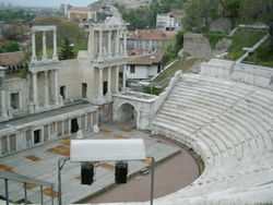 The Roman theatre in Plovdiv