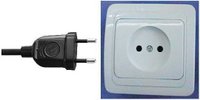 CEE 7/16 plug and socket