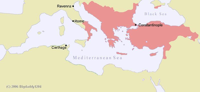The Byzantine Empire under Basil II, c. 1025