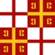 The flag of the Empire in the late 14th century.