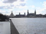 Dresden is often endangered by floods