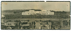 Opening of Parliament House in May 1927